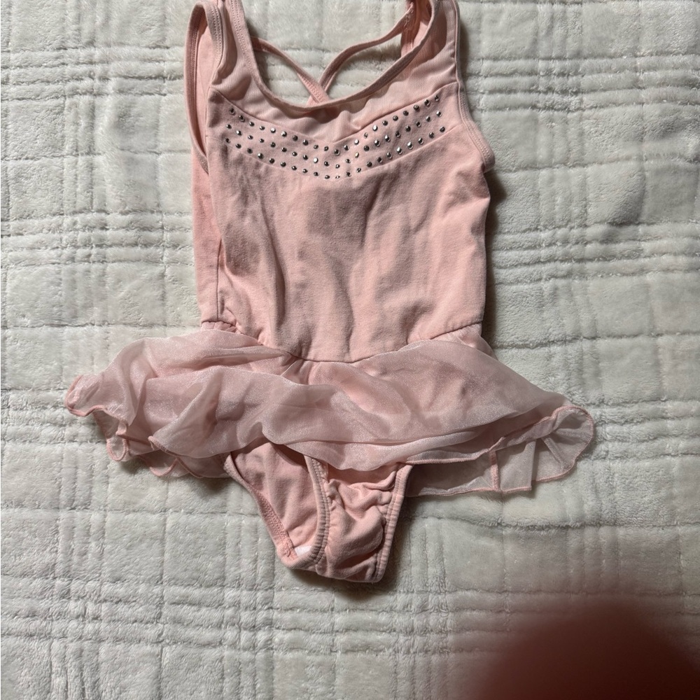 Cat & Jack Light Pink Leotard with Skirt